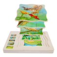 thumbnail image 4 of 4 Capas Rompecabezas Mariposa Jardín de Infantes Niños Juguete Niños Aprenden Hugo Patrón Bloques de madera, 4 of 10