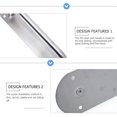 thumbnail image 3 of unbranded 1Ud Asa Tirador De Acero Inoxidable Plateado Para Puerta De Madera Y, 3 of 6