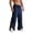 1-Navy, variant on Casual Pants for Men After Leg Postoperative Outfit Elastic Waisted Wide Leg Sweatpants 2 Side Zippers Full Open down Soft Cozy Men's Trousers 7-Black L