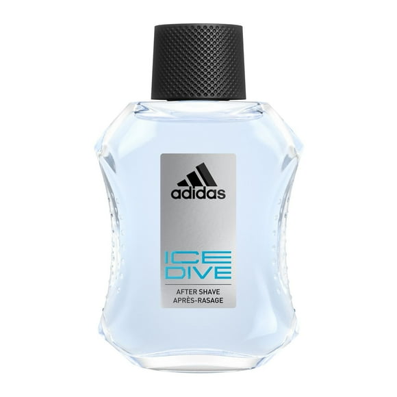 adidas Après-rasage Ice Dive, parfum d'agrumes, notes de tête : pamplemousse, orange, menthe poivrée, Formule végane, 100ml