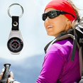 thumbnail image 3 of 2 Pack Style Key Ring Compass | Keychain Military Magnetic Compass | Waterproof/Shockproof | Mini Metal Keychain Compass | Survival Gear Compass for Kids Hiking, Camping, Motoring, Outdoor, 3 of 5