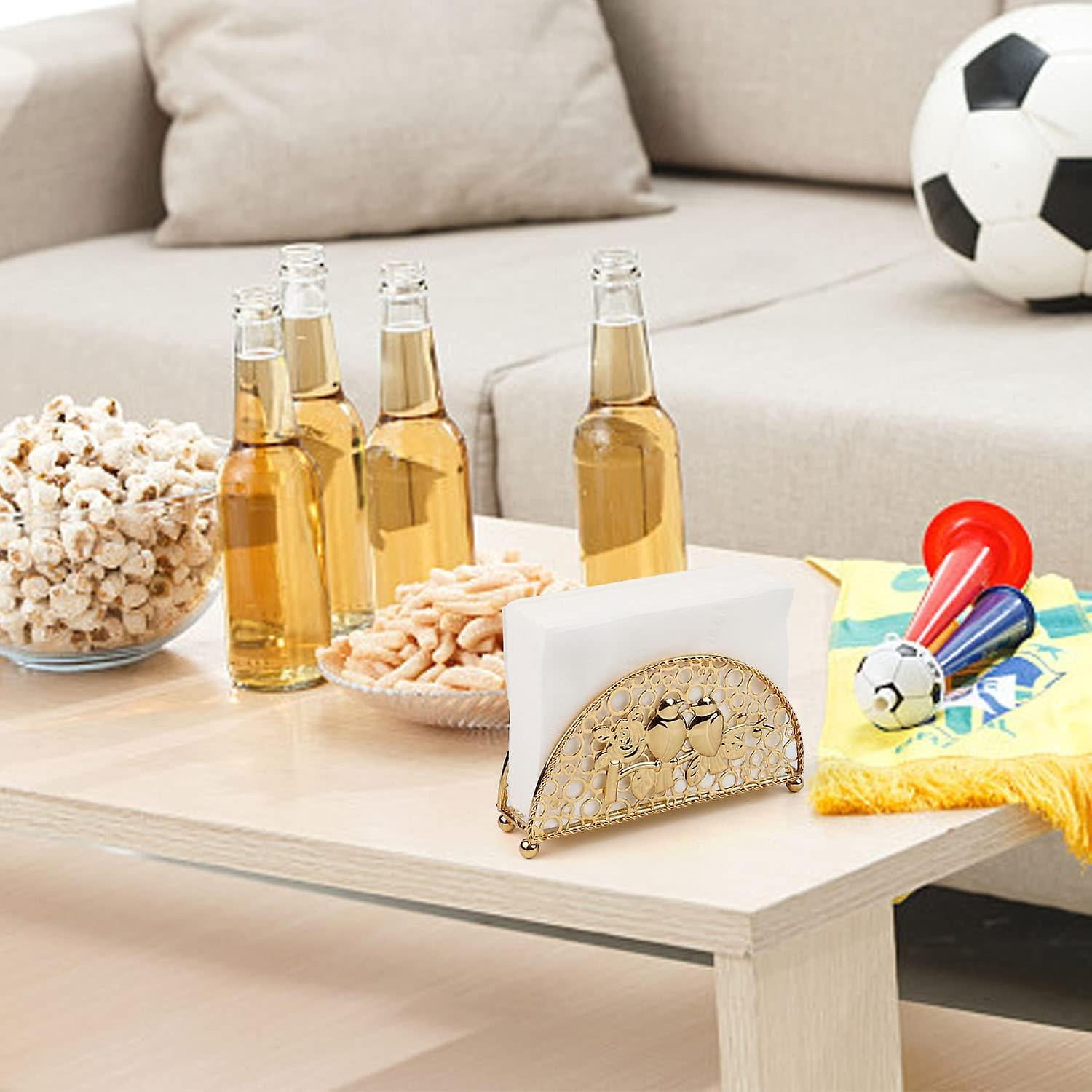 Servilletero De Lujo Baoblaze Servilletero Hueco Redondo