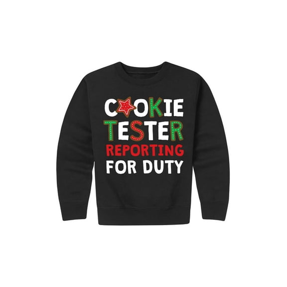 Instant Message - Cookie Tester Reporting For Duty - Youth Crew Fleece