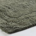 thumbnail image 3 of Cotton Solid 2-Piece Forest Green Highly Absorbent Non-Slip Backing Bath Rug Set by Superior, 3 of 12