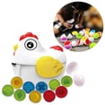thumbnail image 1 of 12 piezas de huevos educativos , juguete de , emparejada, clasificador de formas de huevos, pollo Montessori, juguetes para Yotijar Huevos a juego, 1 of 10