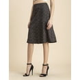 thumbnail image 2 of Moomaya Printed A-Line Skirt For Women, Elastic Waist Midi Length Formal Look Skirt, 2 of 8