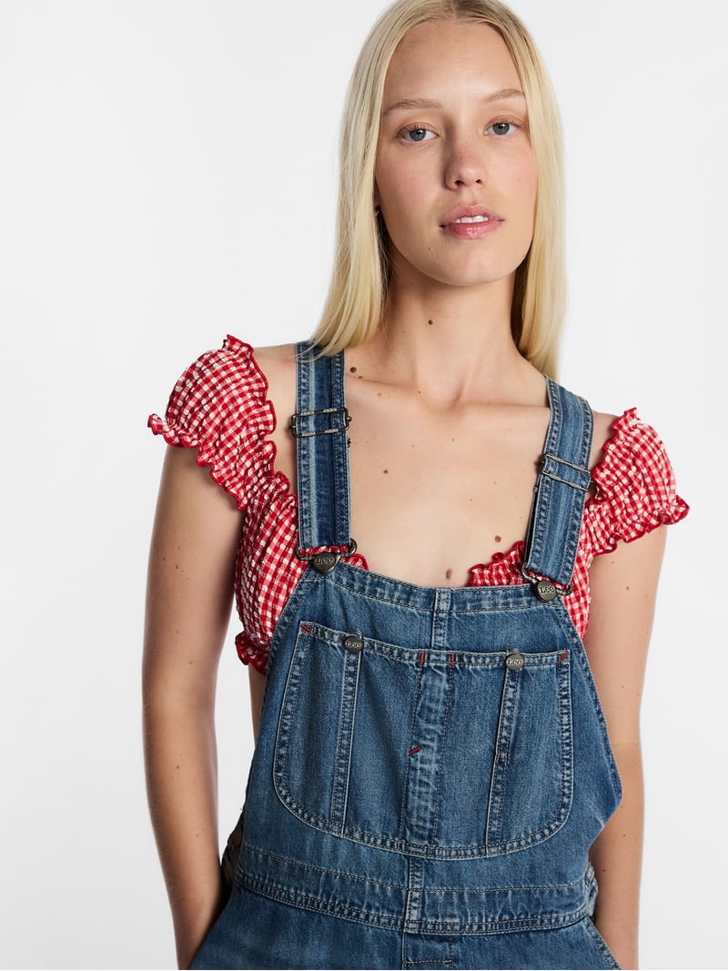 Kacey Lee Women's Denim Overalls, Sizes XS-XXL - Walmart.com