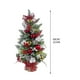 thumbnail image 3 of Decoraciones navideñas, adornos navideños, regalos de Navidad, mini árbol de Navidad nevado, mini árboles, 3 of 9