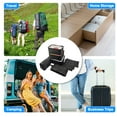 thumbnail image 4 of Unique Bargains 8 Pcs Zipper Design Packing Cube Set for Luggage Black, 4 of 5