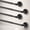 Black, variant on 2 Pack Magnetic Curtain Rod for Metal Doors, Adjustable 18-30 Inch, 3/8 in. Diameter, Magnetic Cafe Rod for French Doors - Black