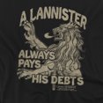 thumbnail image 2 of Game of Thrones Debts Women's T Shirt, Debts, Large, 2 of 6
