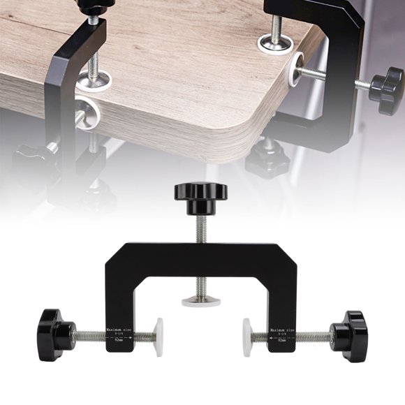 3 Way C Clamp, Thickened Aluminum Alloy 3 Way Vise Edging Clamp for Handcraft