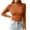 Orange, variant on Womens Turtleneck Knit Sweater Zaewscy Women's Solid Color Turtleneck Sweater Winter Base Layer Knitwear Slim Pullover Top Pajamas Yellow Free Size