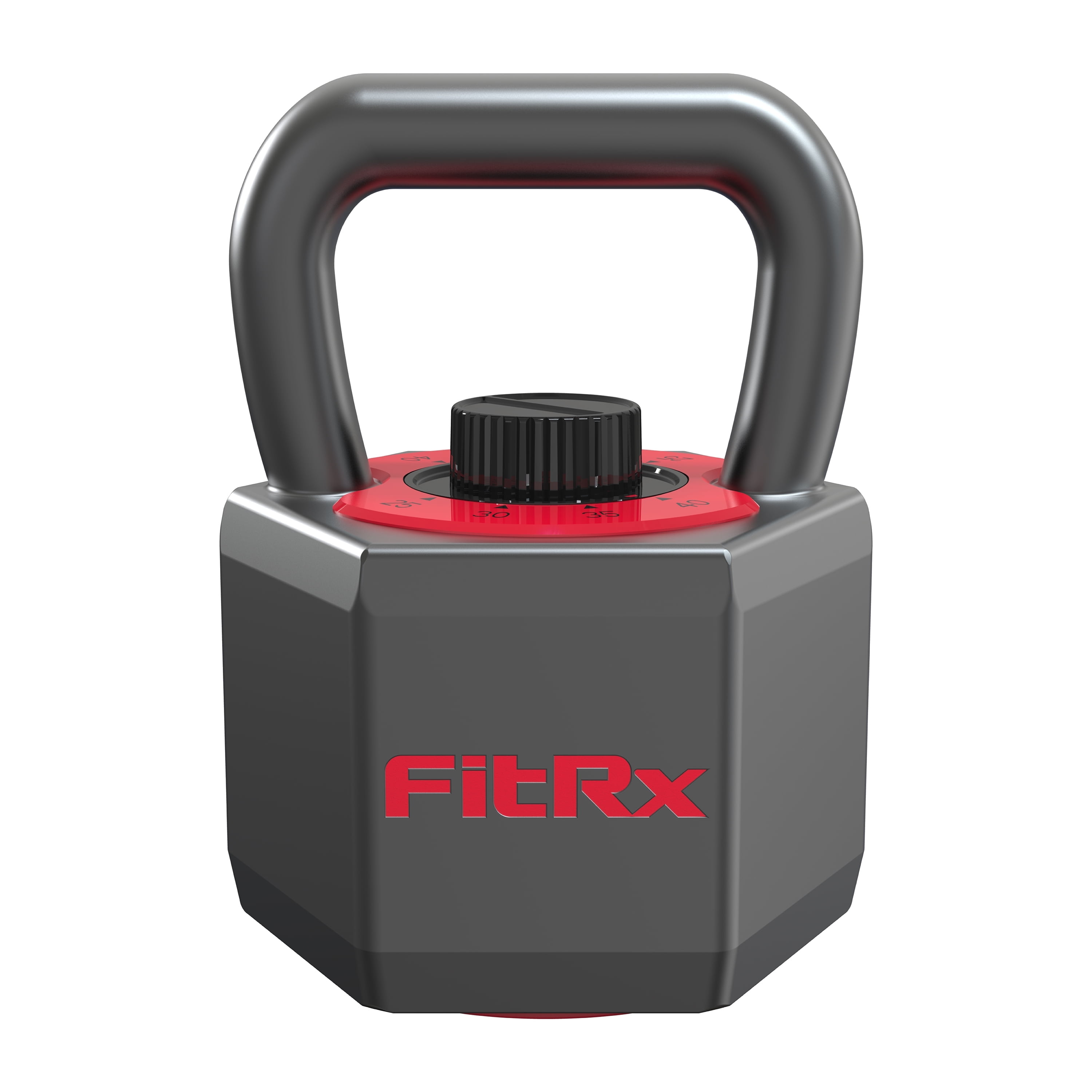 FitRX 25LB Adjustable Dumbbell Pair w/ Adjustable Kettlebell