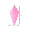 thumbnail image 3 of Vickerman M183079S 7 in. Pink Shiny Lantern Christmas Ornament  4 per Bag, 3 of 3