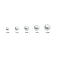 thumbnail image 4 of AAAA Single Pearl Choker Sterling Silver Necklace for Women 7-8mm Freshwater Cultured Pearls Wedding Bridesmaids Anniversary 14 16 18 inch (silver-single pearl necklace 18‘’), 4 of 6