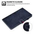 thumbnail image 2 of Dteck Lenovo Tab M10 HD 2nd Gen Case 10.1 Inch 2020 (Model: TB-X306F TB-X306X), Matte PU Leather Stand Protective Folio Case Auto Wake Sleep Smart Cover for Lenovo Tab M10 HD 10.1" ,Deep Blue, 2 of 5