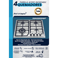 thumbnail image 5 of Parrilla Empotrable Zmartech 4 Quemadores Acero Inox, 5 of 5