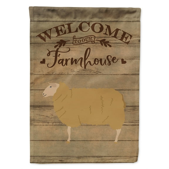Carolines Treasures CK6921GF East Friesian Sheep Welcome Garden Size Outdoor-Flags, Multicolor