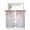 Pink, variant on Green Blue Geometric Tier Curtains 36 Inch Length, Sheer Curtains for Bedroom Living Room Window Modern Abstract Ombre Rod Pocket Voile Drapes Kitchen Curtains Small Half Window 27.5"x36" 2 Panels