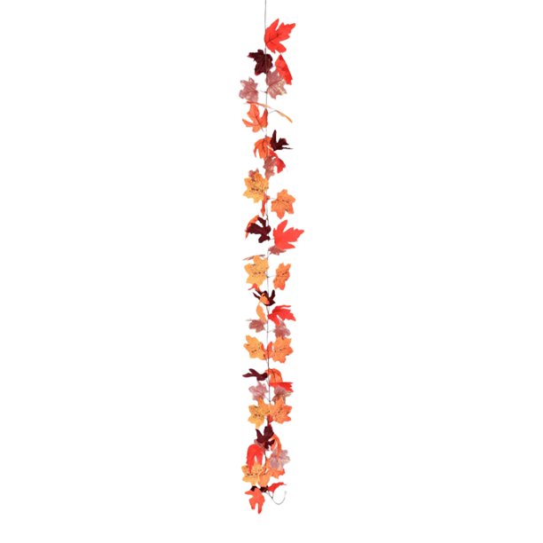 HWRETIE Indoor Hanging Green Vines Simulated Maple Leaf Vines Leaves Thanksgiving Festival Decoration Room Living Room Scene Layout Simulated Vines Home Decor