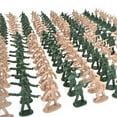thumbnail image 2 of 720x 1/72 Escala Plástico 2.8cm Militar Mini Estatuilla Decoración de Zulema Estatuilla de soldados de simulación, 2 of 4
