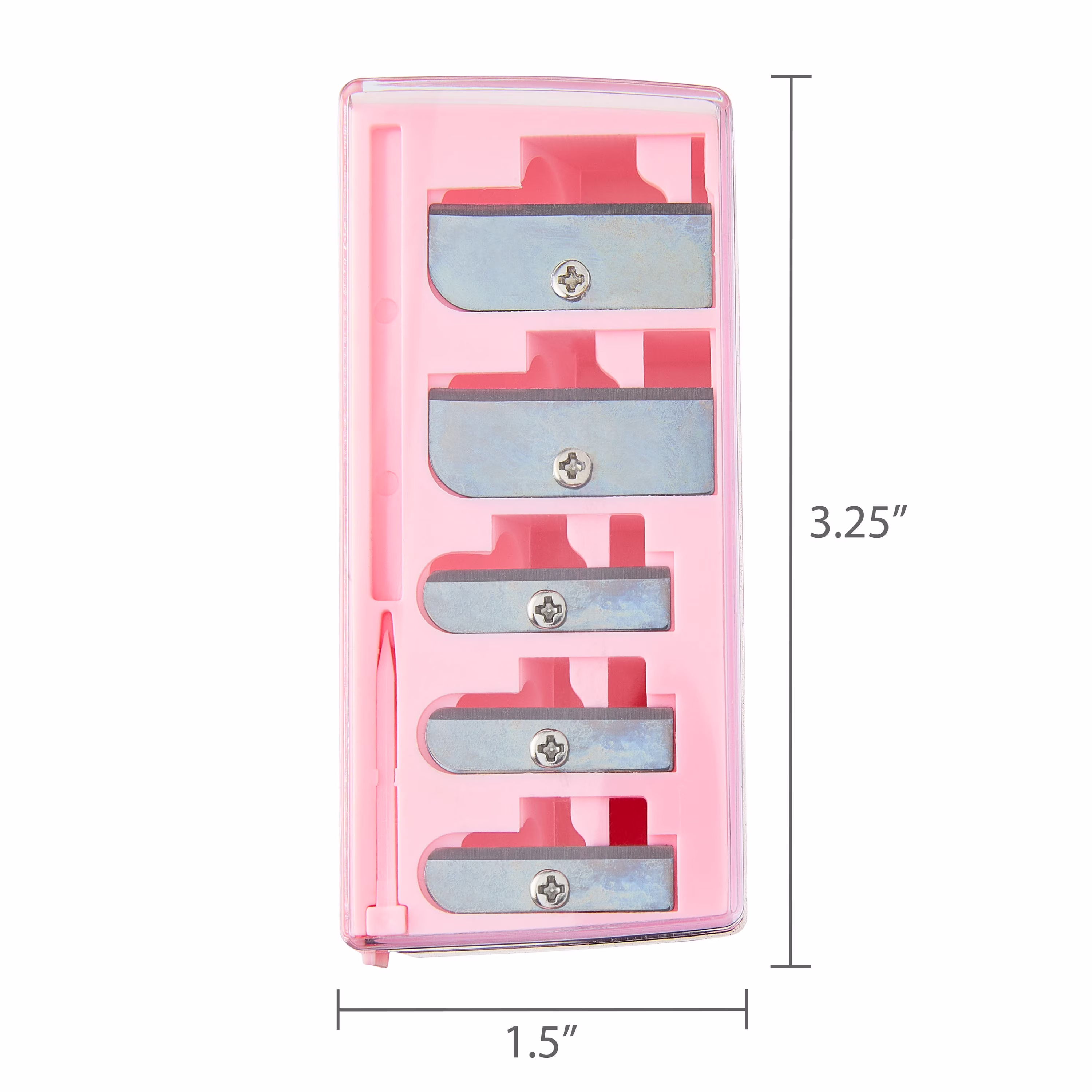 Equate 5 Hole Pencil Sharpener, Pink, 1 Count