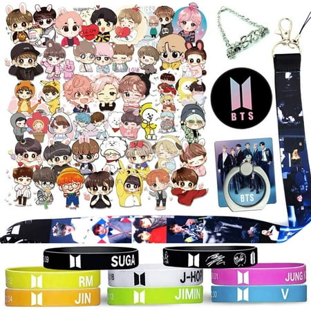 BTS Merch Set Jin Jimin Jungkook RM Suga Jhope V 3D Cartoon