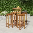 thumbnail image 1 of vidaXL 5 Piece Garden Bar Set Solid Wood Acacia, 1 of 5