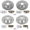 thumbnail image 3 of PowerStop Front and Rear Z26 Street Warrior Carbon-Fiber Ceramic Brake Pad and Drilled and Slotted Rotor Kit Fits: NISSAN Select Models K2754-26, 3 of 9