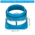 thumbnail image 2 of Unique Bargains 6'-7' Backdraft Damper ABS Flexible Airflow Inline Backflow Duct Adaptor Blue 1 Set, 2 of 7