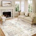 thumbnail image 6 of WIPONKEN 5x7 Area Rug for Living Room and Bedroom, Washable Modern Abstract Low-Pile Mat with Non-Slip Backing, 6 of 9