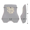 thumbnail image 6 of FH Group Fast Line Tailbone Seat Cushion for Driving, Office, and Home - Exclusive Design, 6 of 6