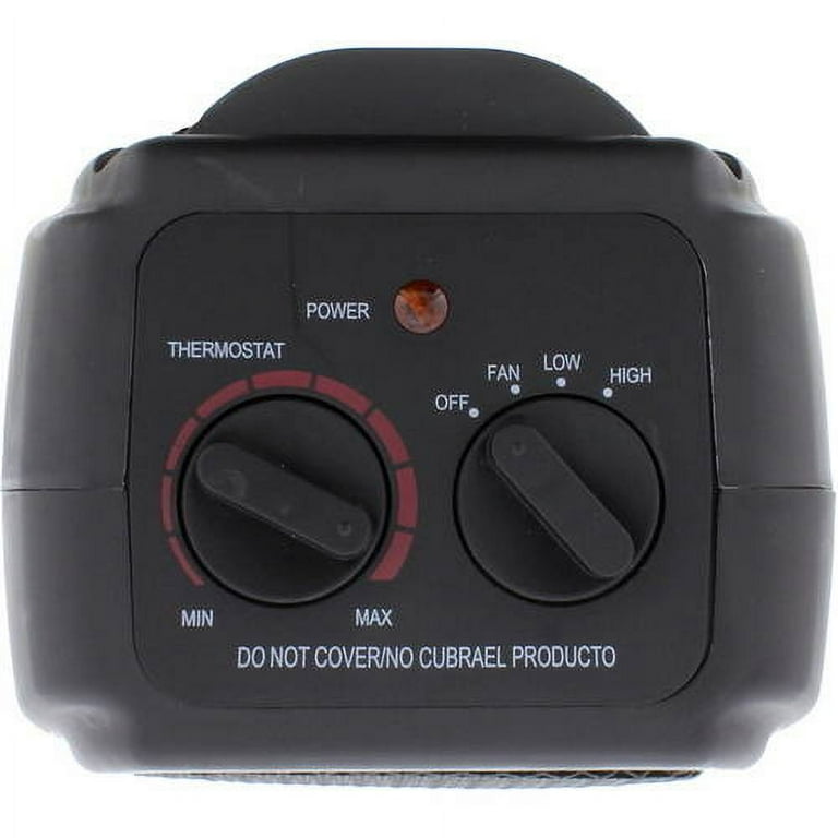 Comfort Zone Ceramic Electric Portable Space Heater, Black, CZ442WM -  Walmart.com