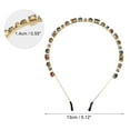 thumbnail image 4 of Unique Bargains Fashion Rhinestone Thin Head Bands Multicolor, 4 of 7
