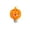 Orange, variant on XHKUYI Halloween Pumpkin Lantern 4.8 inches, Purple Jack-O-Lantern Light Bulbs, Flickering Flame Light Bulb for Halloween Indoor Outdoor Party Home Patio Porch Decor