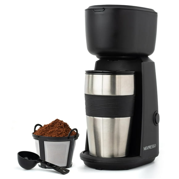 Coffee Maker Mixpresso Personal Single Serve w/ Travel Mug