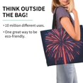 thumbnail image 2 of Balery Fireworks3 Bolsa Tote Estilo Estético con Cremalleras, Bolsa de Hombro, Bolsa de Compras Grande y Plegable, 2 of 8
