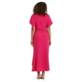 thumbnail image 2 of Women's London Times Asymmetrical Hem Eyelet Dress Color: Navy Size: 4, 2 of 4