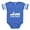 Royal Blue, variant on CafePress - Chicago1bk - Cute Infant Baby Football Bodysuit