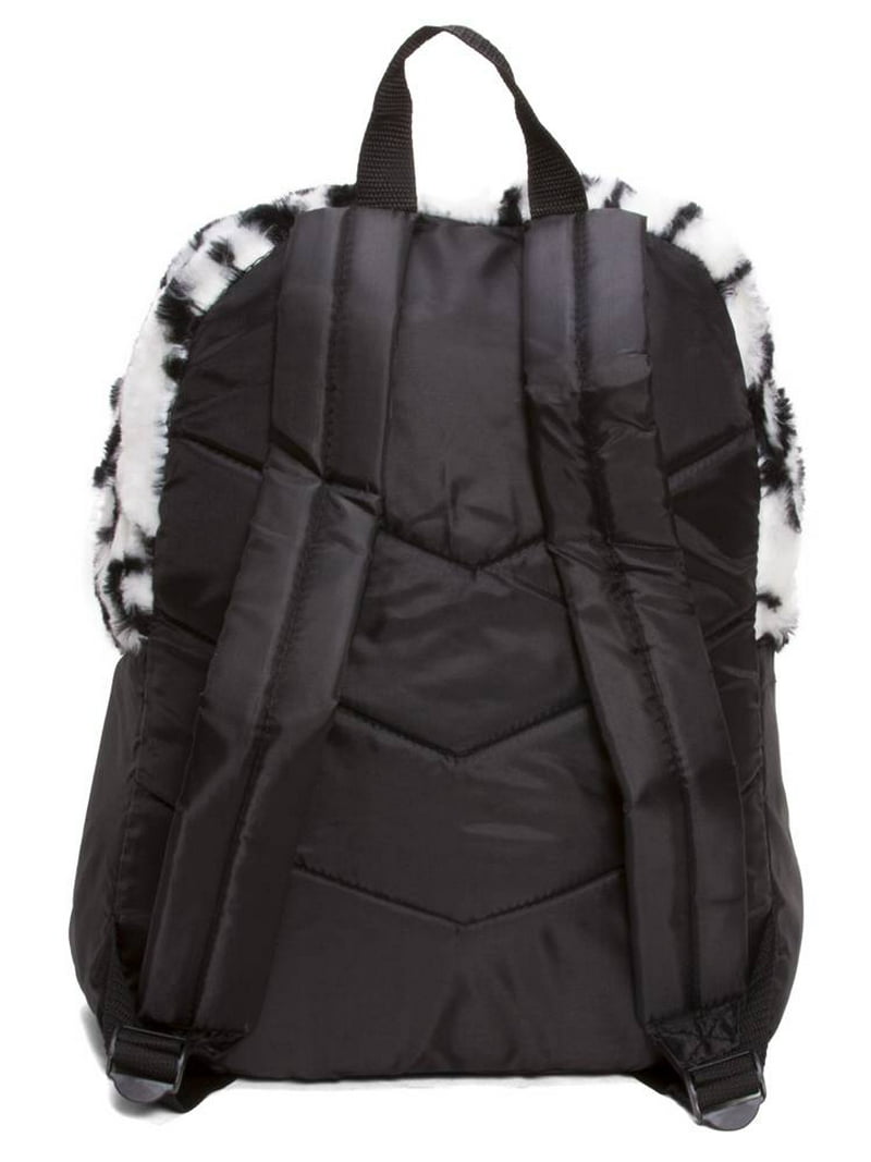 Faux Fur Animal Print Backpack Zebra - Walmart.com display picture 3