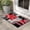 Red, variant on GLORY RUGS Area Rug 2x3 Door Mat Red Geometric Soft Floor Carpet with Premium Fluffy Texture for Indoor Living Dining Room and Bedroom Area