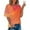 Orange, variant on Yufatyle T-Shirt for Women Tie Dye Shirt Graphic Tee Letter Print Casual Short Sleeve Crew Neck Tops Casual Blouse Sky Blue,S-5XL