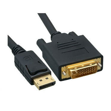 Cable Wholesale DisplayPort to DVI Video Cable- DisplayPort Male to DVI Male- 6 foot