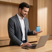 16TB Portable External USB 3.0 Hard Drive, Slim Memory Expansion Device for Storage and Backup, Compatible with PC and Laptop Computers,Brown