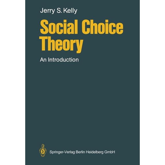 Social Choice Theory: An Introduction, (Paperback)
