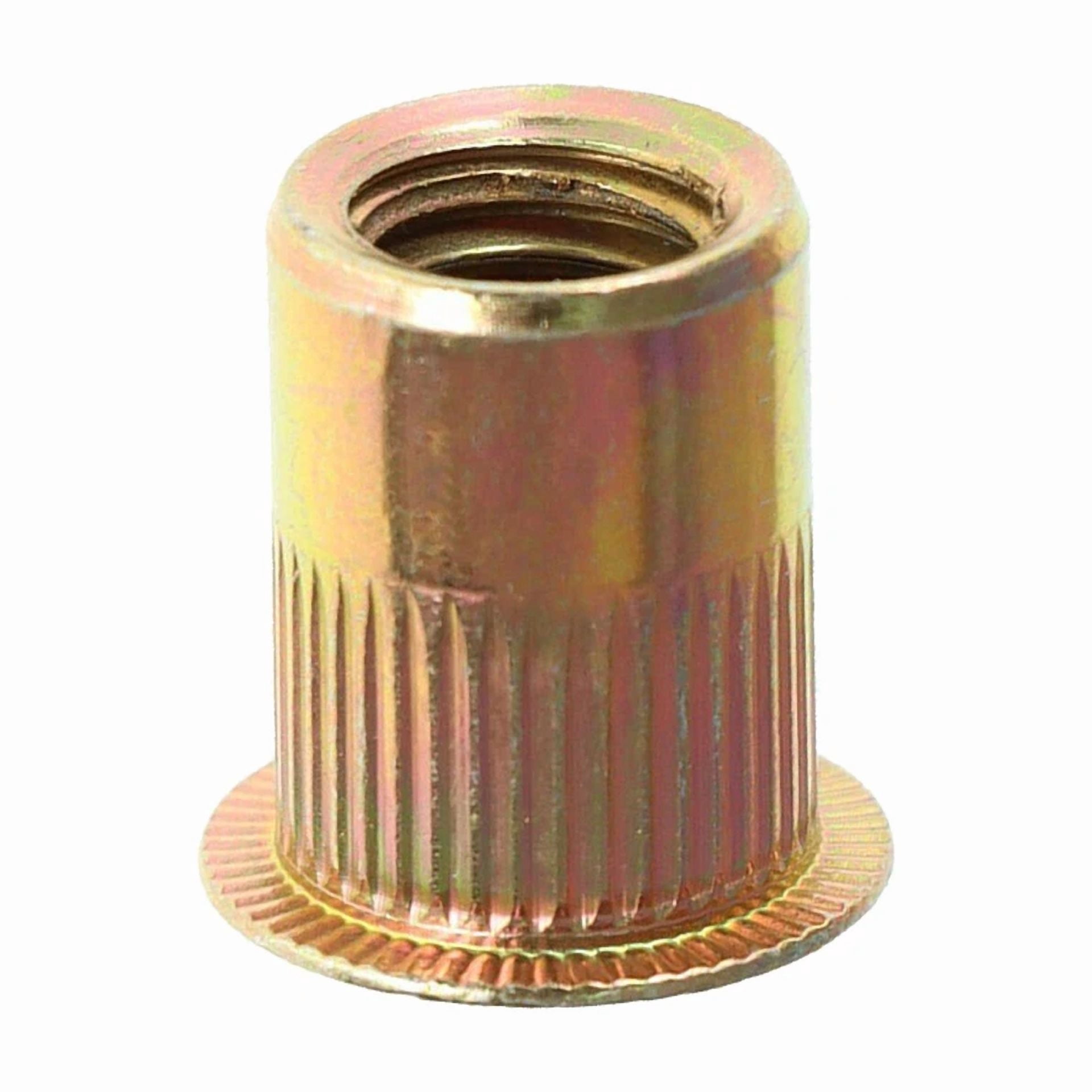 CIRCLE- 50Pcs New 3/8-16 Rivet Nut Rivnut Insert Nutsert Carbon Steel Zinc Plated