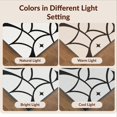 thumbnail image 7 of Design&I 8'x10' Washable Area Rug Black White Geometric Design Elegant Contrast with Star Accents for King Size Bedroom, Under Bed, Sleek Flatweave Pet Friendly, 7 of 7