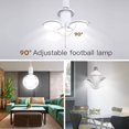 thumbnail image 2 of Amdohai 2 Pack Led Shop Light E27 Bulb Folding Football Bulbs 40W, 2 of 8