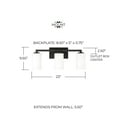 thumbnail image 2 of 3 Light Bath Vanity In Minimalist Style-9.5 Inches Tall And 23 Inches Wide Capital Lighting 119831Bi-545, 2 of 5